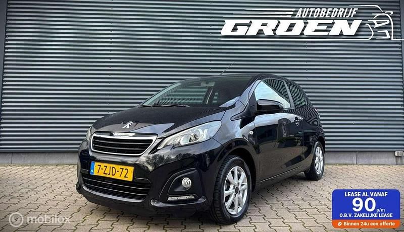 Zwart Gebruikt 2015 Peugeot 108 Active Hatchback | € 5.450 (Eerlijke prijs) - Afbeelding 1/3