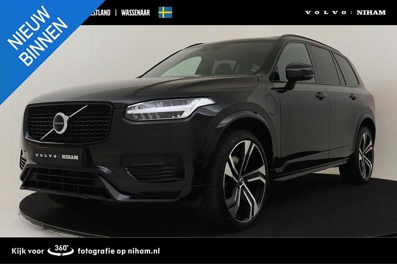 Zwart Gebruikt 2021 Volvo XC90 R-Design SUV | € 53.890 (Eerlijke prijs) - Afbeelding 1/4