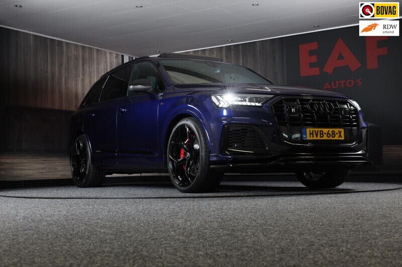 Blauw Gebruikt 2021 Audi Q7 Advanced SUV | € 72.850 (Goede deal) - Afbeelding 1/3
