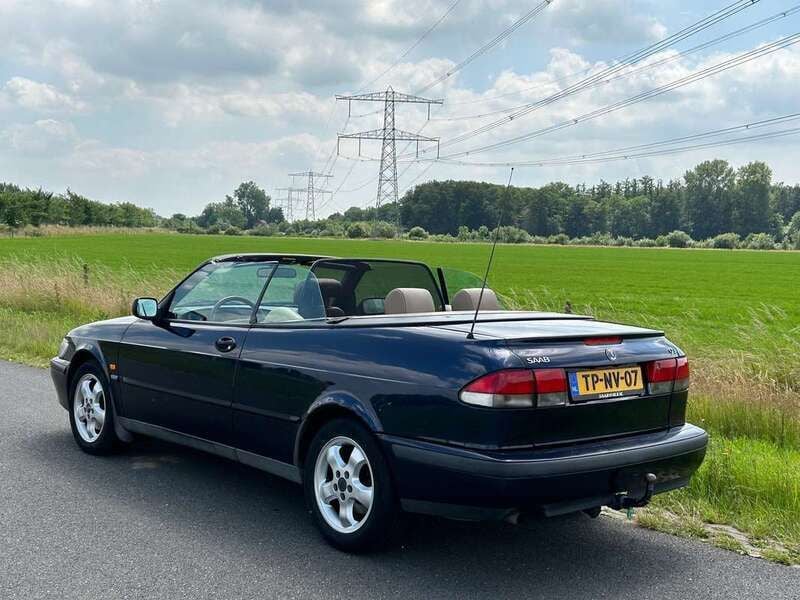 Occasion Saab 9-3 Cabriolet 131 PK (96 kW) 1998 Blauw, metallic lak Cabriolet