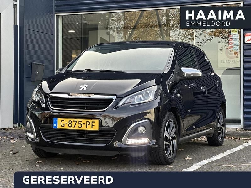 Zwart Gebruikt 2019 Peugeot 108 Allure Hatchback | € 10.445 (Eerlijke prijs) - Afbeelding 1/4