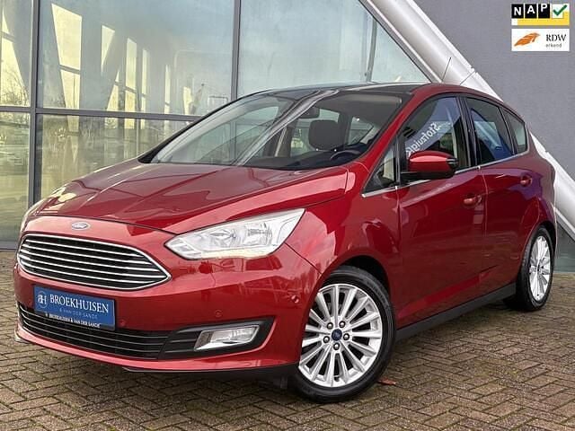 Rood Gebruikt 2015 Ford C-MAX Titanium MPV | € 7.950 (Eerlijke prijs) - Afbeelding 1/4