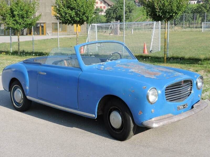 Blauw Gebruikt 1950 Fiat 1400 Cabriolet | € 39.000 - Afbeelding 1/4