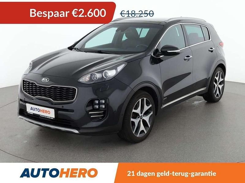 Zwart Gebruikt 2016 Kia Sportage GT-Line SUV | € 15.849 (Goede deal) - Afbeelding 1/3