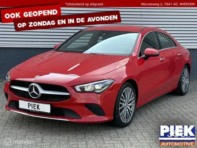 Rood Gebruikt 2019 Mercedes CLA200 Business Sedan | € 21.999 (Eerlijke prijs) - Afbeelding 1/3