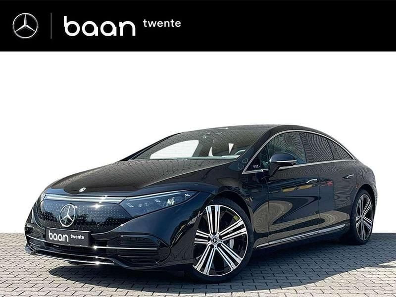 Zwart Nieuw 2024 Mercedes EQS450+ AMG line Hatchback | € 108.511 - Afbeelding 1/4