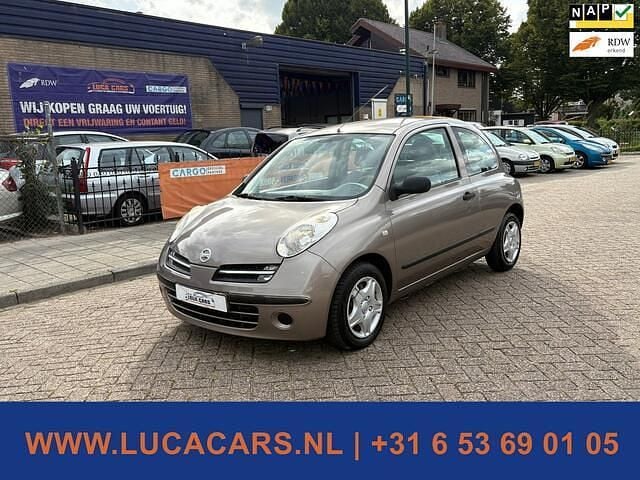Bruin Gebruikt 2006 Nissan Micra Visia Hatchback | € 1.495 (Super prijs) - Afbeelding 1/4