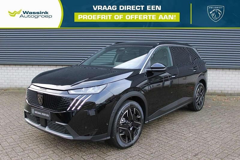 Zwart Nieuw 2025 Peugeot 5008 Allure SUV | € 44.390 (Eerlijke prijs) - Afbeelding 1/4