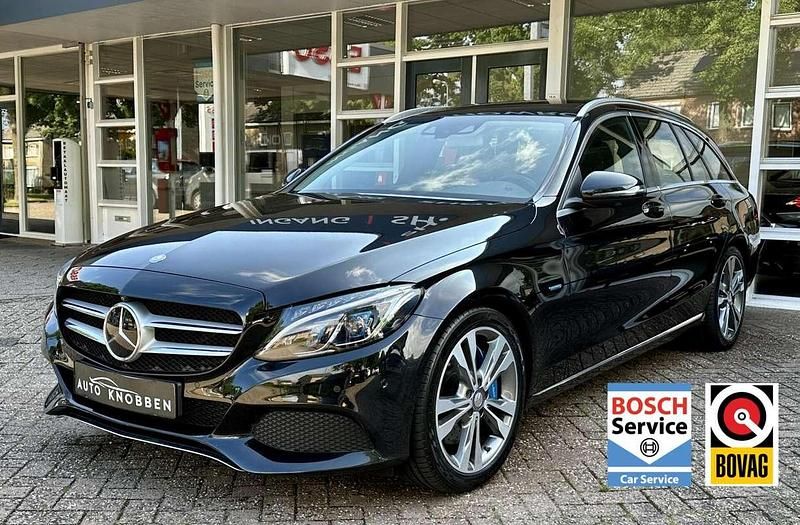 Zwart Gebruikt 2017 Mercedes C350e Avantgarde Stationwagen | € 22.900 (Iets duurder) - Afbeelding 1/3