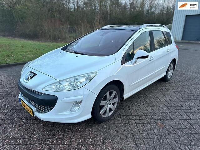 Wit Gebruikt 2008 Peugeot 308 SW Stationwagen | € 1.799 (Eerlijke prijs) - Afbeelding 1/4