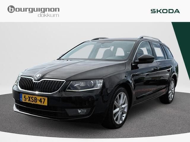 Zwart Gebruikt 2014 Skoda Octavia Business Line Stationwagen | € 8.250 (Goede deal) - Afbeelding 1/3
