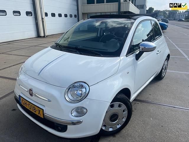Wit Gebruikt 2015 Fiat 500C Lounge Cabriolet | € 7.225 (Goede deal) - Afbeelding 1/4