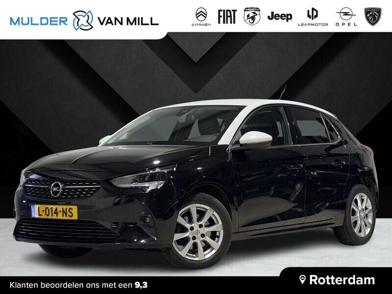 Zwart Gebruikt 2020 Opel Corsa Elegance Hatchback | € 13.895 (Eerlijke prijs) - Afbeelding 1/4