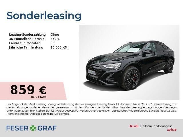 Zwart Gebruikt 2024 Audi Q8 e-tron S-Line SUV | € 65.629 (Iets duurder) - Afbeelding 1/4