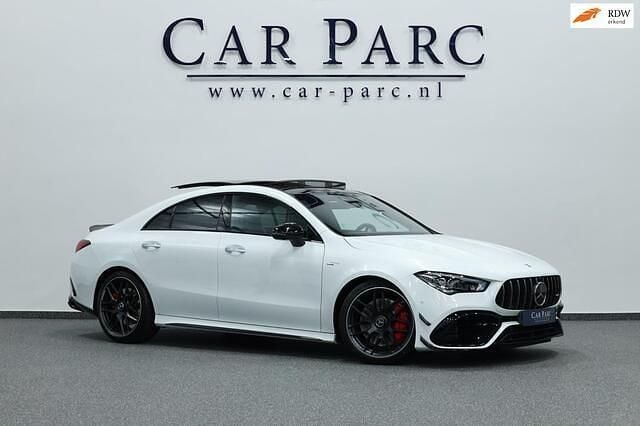 Wit Gebruikt 2021 Mercedes CLA45 AMG AMG Sedan | € 59.995 - Afbeelding 1/4