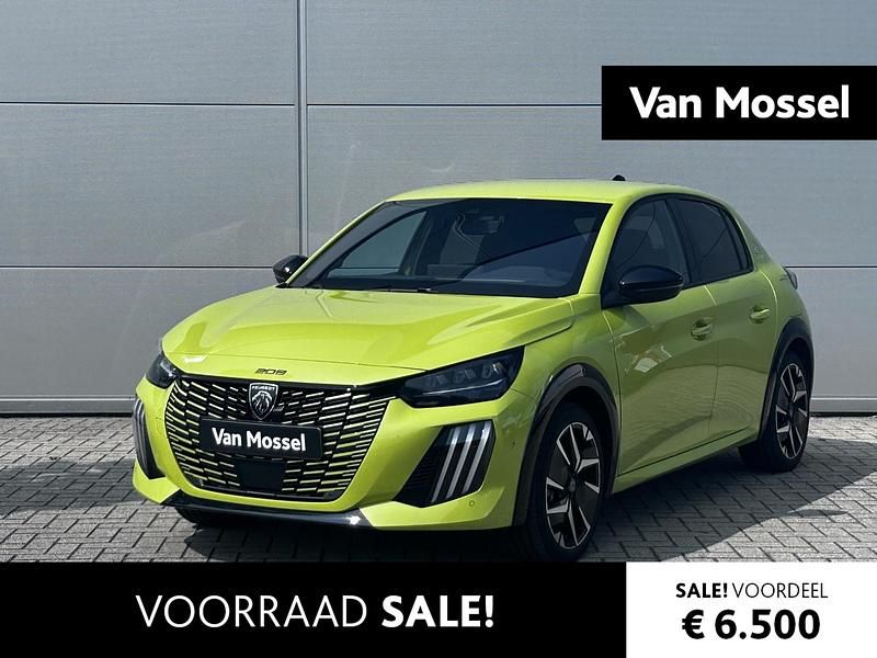 Geel Nieuw 2024 Peugeot e-208 GTi Hatchback | € 34.940 (Iets duurder) - Afbeelding 1/4
