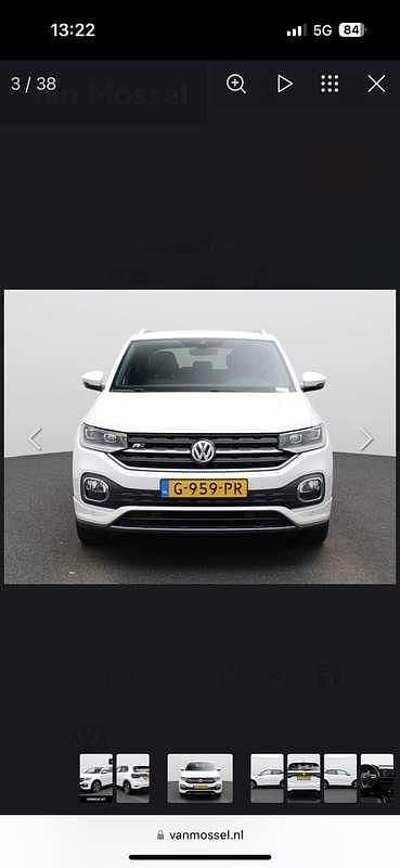 Wit Gebruikt 2019 VW T-Cross Style SUV | € 20.000 (Eerlijke prijs) - Afbeelding 1/4