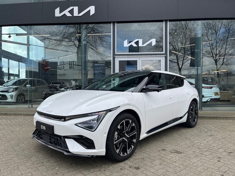 Wit Nieuw 2025 Kia EV6 GT-Line SUV | € 59.995 (Eerlijke prijs) - Afbeelding 1/4