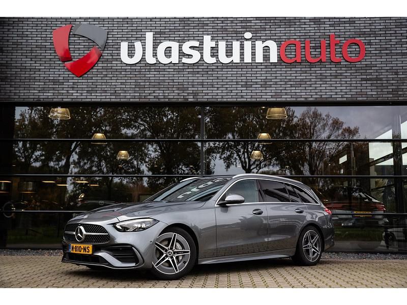 Grijs Gebruikt 2021 Mercedes C200 AMG line Stationwagen | € 31.950 (Eerlijke prijs) - Afbeelding 1/4