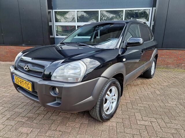 Zwart Gebruikt 2005 Hyundai Tucson Style SUV | € 2.695 (Eerlijke prijs) - Afbeelding 1/4