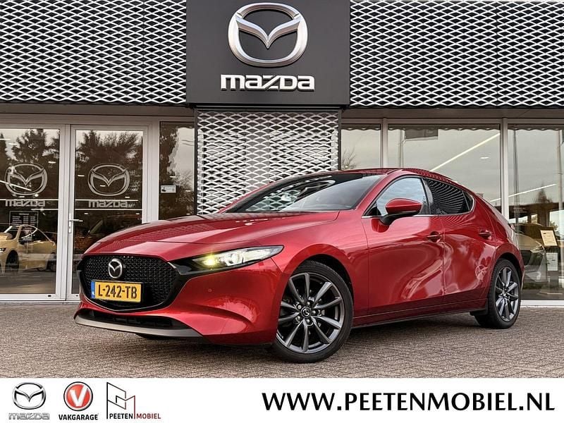Rood Gebruikt 2021 Mazda 3 Inclusive Hatchback | € 19.895 (Eerlijke prijs) - Afbeelding 1/2
