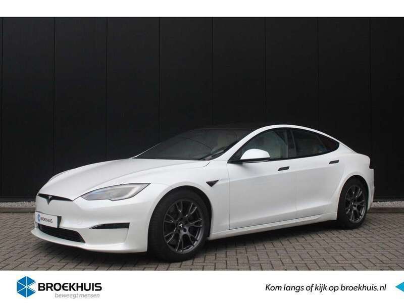 Wit Gebruikt 2023 Tesla Model S Plaid+ Sedan | € 86.800 (Duur) - Afbeelding 1/4