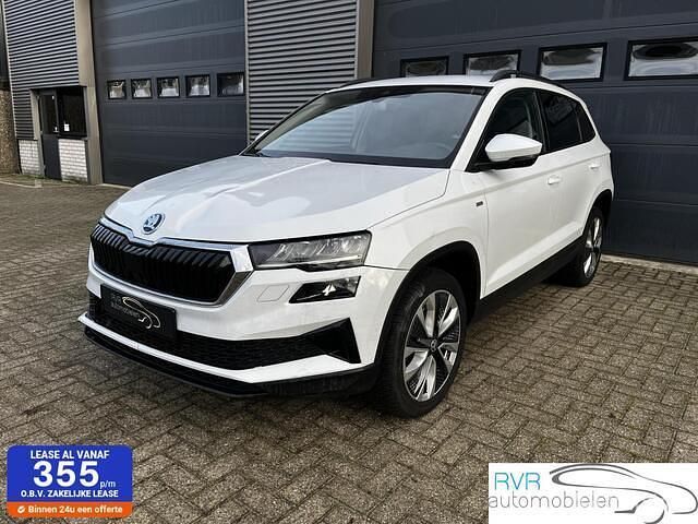 Wit Gebruikt 2022 Skoda Karoq SportLine SUV | € 21.950 - Afbeelding 1/4