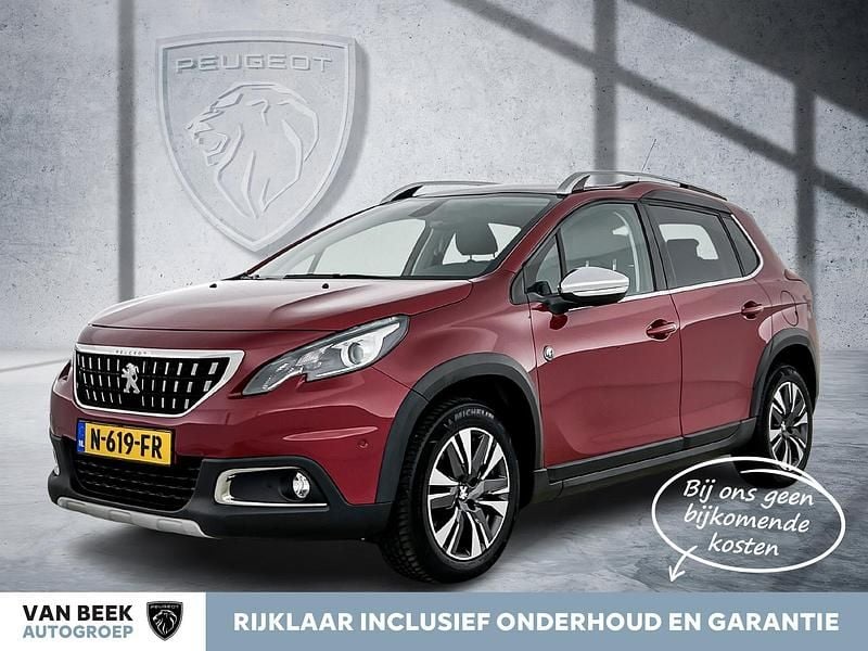 Rood Occasion 2021 Peugeot 2008 Allure SUV | € 14.490 (Super prijs) - Afbeelding 1/4