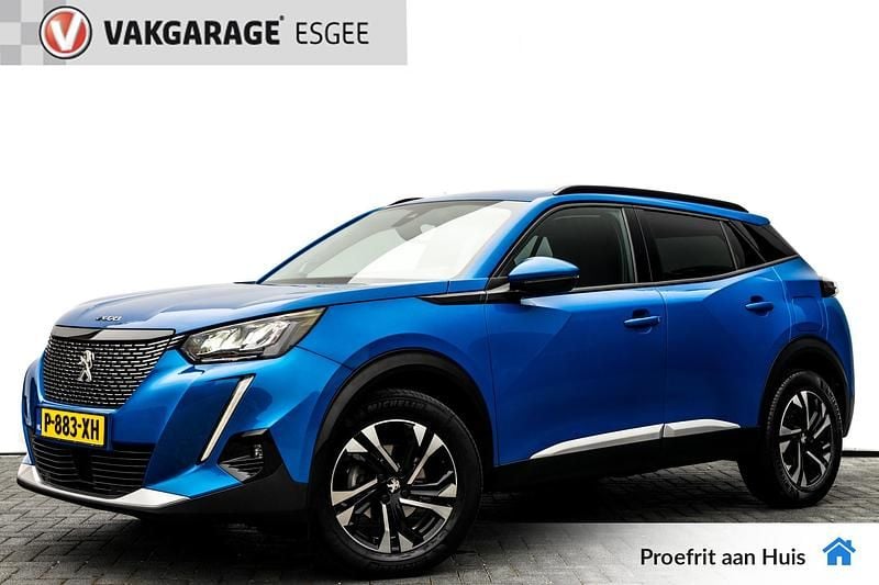 Blauw Gebruikt 2021 Peugeot 2008 Allure SUV | € 20.740 (Eerlijke prijs) - Afbeelding 1/4