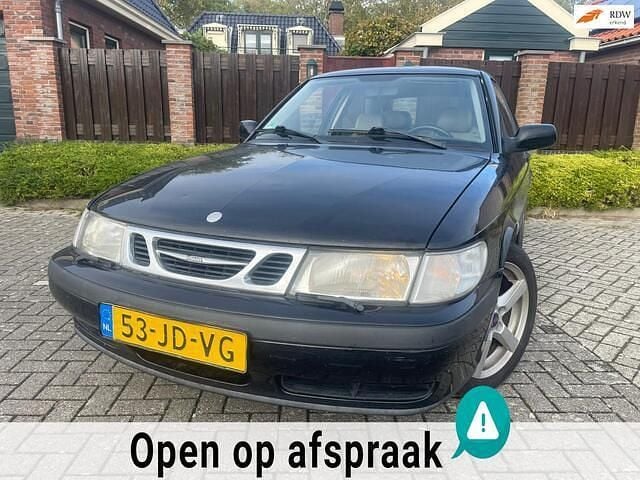 Zwart Gebruikt 2002 Saab 9-3 Coupé | € 895 (Super prijs) - Afbeelding 1/4