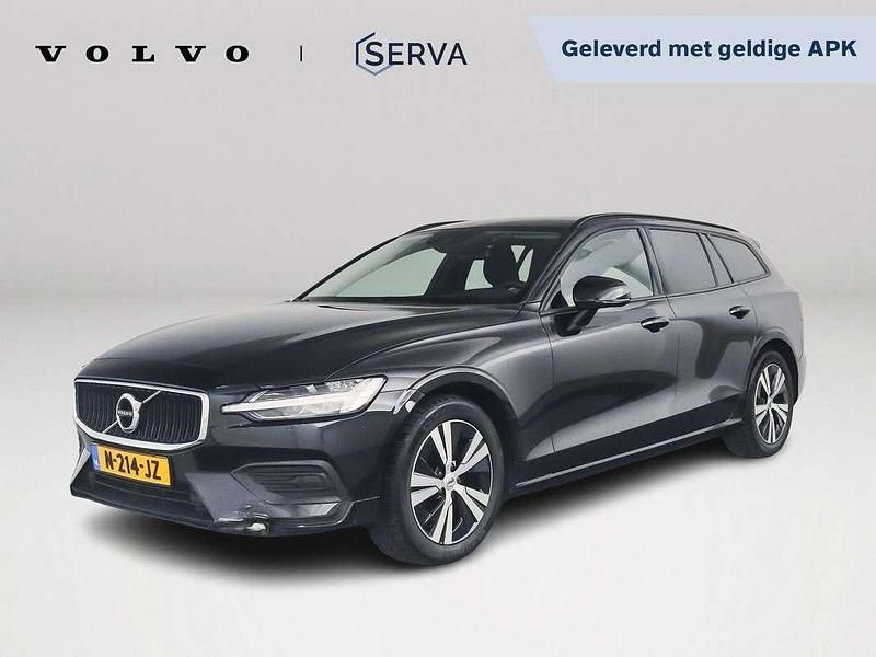 Zwart Gebruikt 2021 Volvo V60 Momentum Stationwagen | € 18.900 (Goede deal) - Afbeelding 1/4