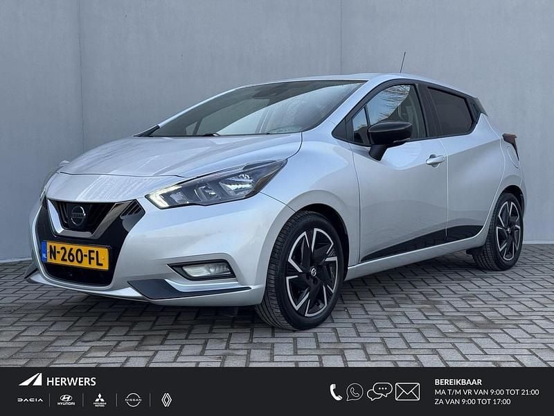 Platinum silver m Occasion 2021 Nissan Micra Hatchback | € 13.435 (Eerlijke prijs) - Afbeelding 1/3