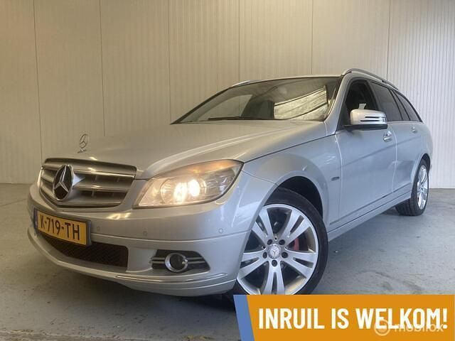 Grijs Gebruikt 2009 Mercedes C180 Avantgarde Stationwagen | € 3.950 (Goede deal) - Afbeelding 1/4