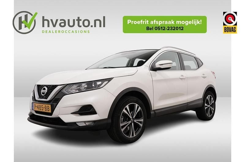 Wit Gebruikt 2021 Nissan Qashqai SUV | € 21.895 (Super prijs) - Afbeelding 1/4
