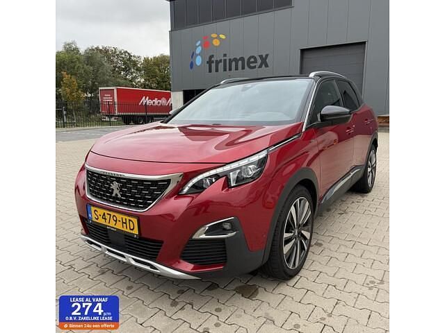 Rood Gebruikt 2019 Peugeot 3008 GT-line SUV | € 16.950 (Goede deal) - Afbeelding 1/4