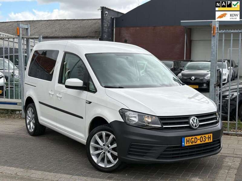 Wit Gebruikt 2019 VW Caddy Trendline MPV | € 17.950 (Eerlijke prijs) - Afbeelding 1/4
