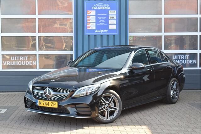 Zwart Gebruikt 2018 Mercedes C200 Premium Plus Sedan | € 35.500 - Afbeelding 1/4