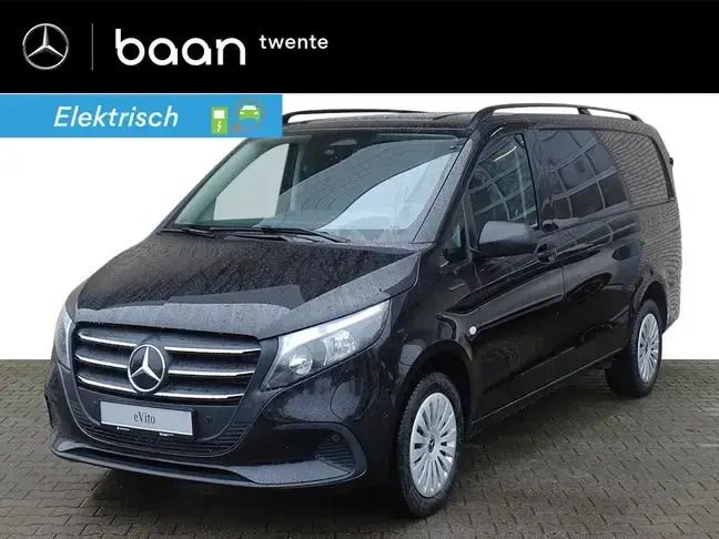 Zwart Nieuw 2024 Mercedes e-Vito MPV | € 53.650 (Eerlijke prijs) - Afbeelding 1/4