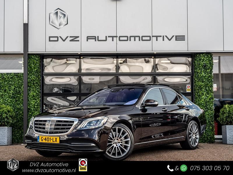 Zwart Gebruikt 2017 Mercedes S560 Premium Plus Sedan | € 56.950 (Super prijs) - Afbeelding 1/4