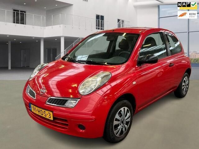 Rood Gebruikt 2008 Nissan Micra Pure Hatchback | € 2.550 (Duur) - Afbeelding 1/4