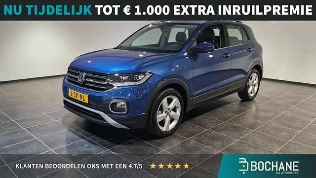 Blauw Gebruikt 2021 VW T-Cross Style SUV | € 21.945 (Eerlijke prijs) - Afbeelding 1/4