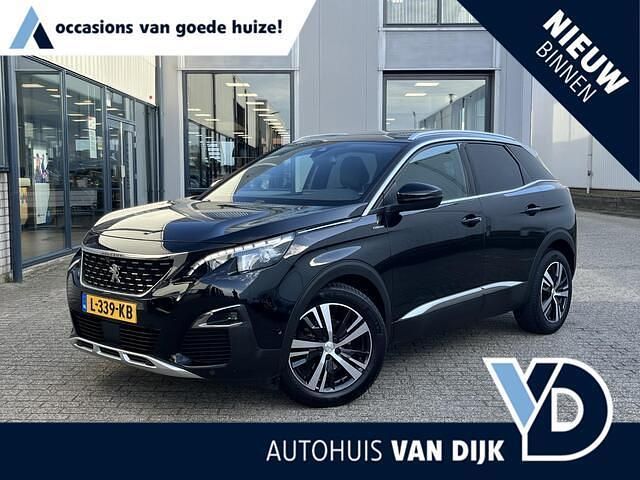 Zwart Gebruikt 2020 Peugeot 3008 GT-line SUV | € 24.445 (Eerlijke prijs) - Afbeelding 1/4
