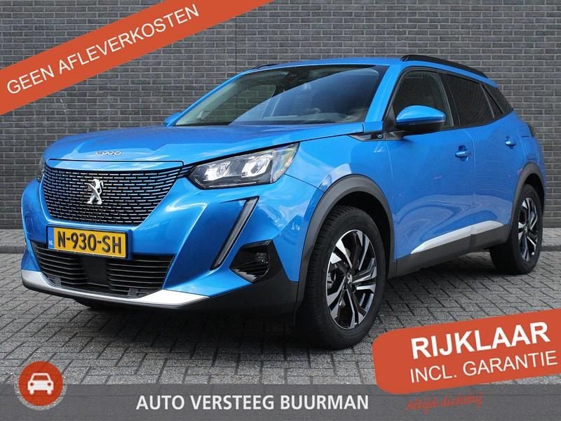 Blauw Gebruikt 2021 Peugeot e-2008 Allure SUV | € 17.450 (Goede deal) - Afbeelding 1/4