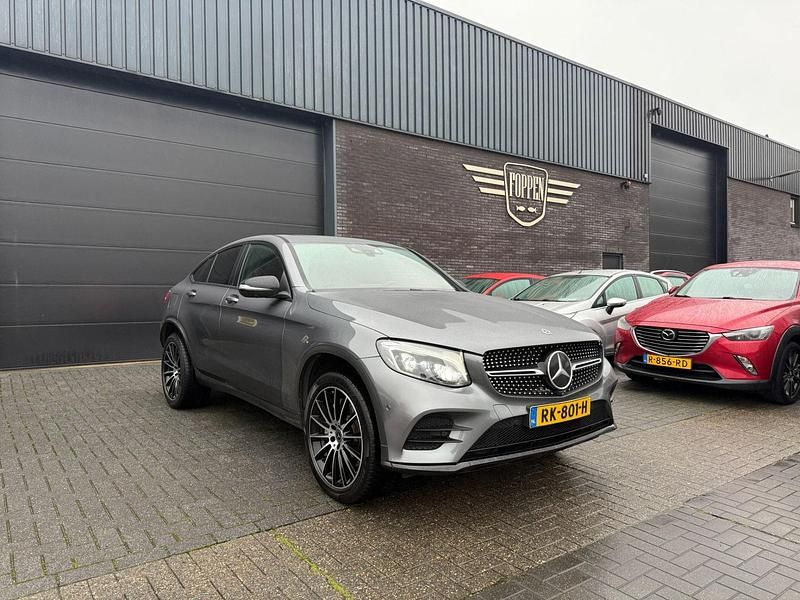 Occasion Mercedes GLC350 Premium Plus 211 PK (155 kW) 2017 Grijs Coupé