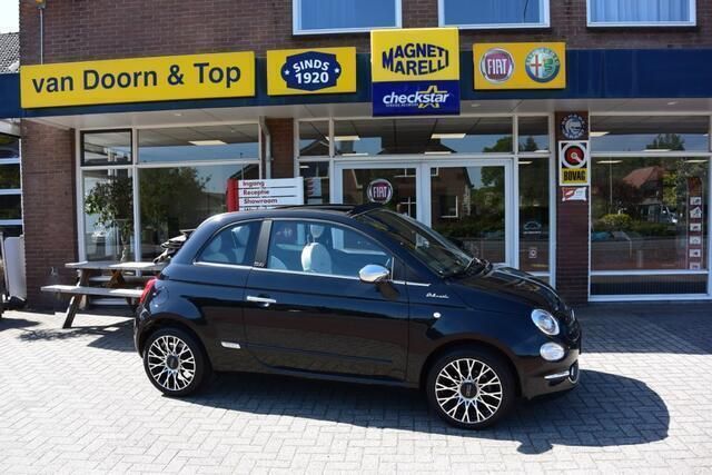 Zwart Occasion 2021 Fiat 500C Dolcevita Cabriolet | € 17.945 (Duur) - Afbeelding 1/4