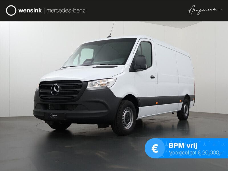 Wit Nieuw 2024 Mercedes Sprinter Van | € 45.440 - Afbeelding 1/4