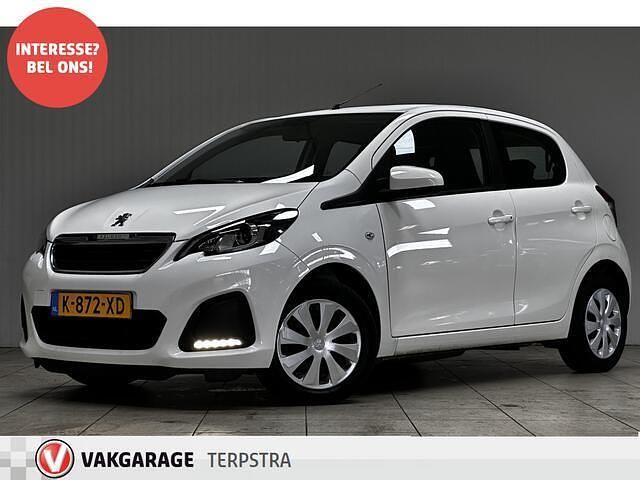 Wit Gebruikt 2021 Peugeot 108 Active Hatchback | € 7.850 (Eerlijke prijs) - Afbeelding 1/4