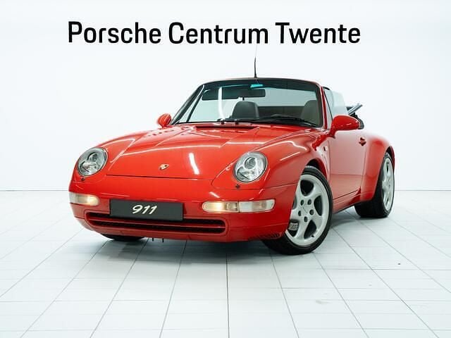 Rood Gebruikt 1996 Porsche 911 Carrera 4 Cabriolet | € 109.900 - Afbeelding 1/4