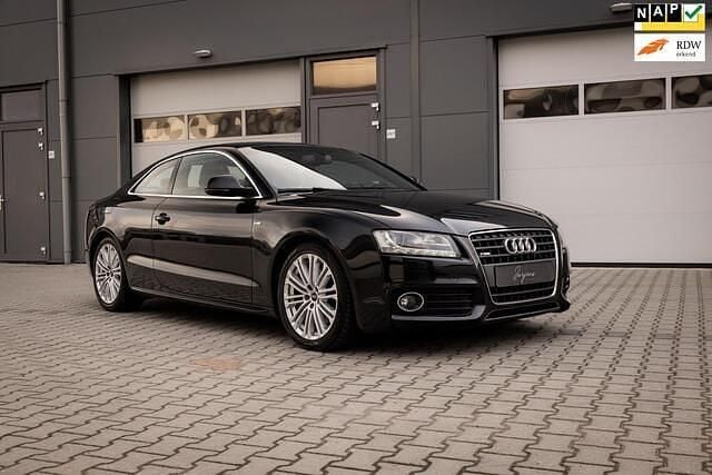Zwart Gebruikt 2008 Audi A5 S-Line Coupé | € 4.900 (Super prijs) - Afbeelding 1/4