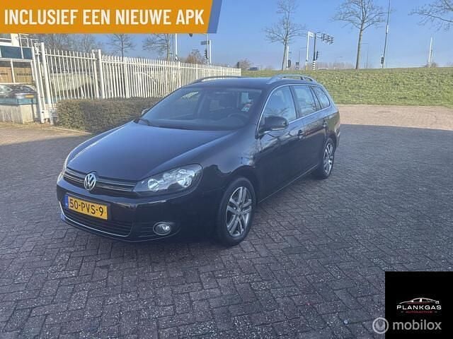 Zwart Occasion 2011 VW Golf Highline Stationwagen | € 3.250 (Goede deal) - Afbeelding 1/4